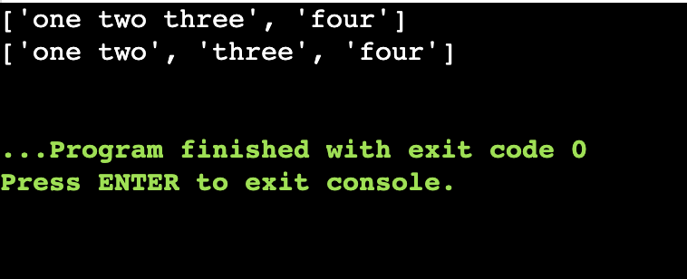 Python string methods